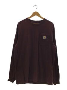 Carhartt◆長袖Tシャツ/M/コットン/BRD/無地/100137