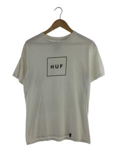 HUF◆Tシャツ/M/コットン/WHT/無地