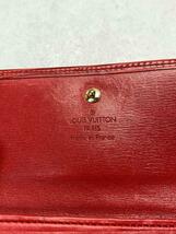 LOUIS VUITTON◆ポルト・モネ・ビエ・カルト・クレディ_エピ_RED/レザー/RED/レディース_画像3