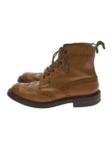 Tricker*s* Country boots race up boots /UK8.5/ Camel / leather /M2508