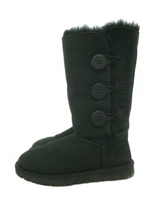 UGG australia◆BAILEY BUTTON TRIPLET/ムートンロングブーツ/22cm/ブラック/1873