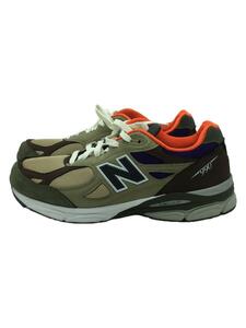 NEW BALANCE◆ハイカットスニーカー/28.5cm/KHK/M990BT3