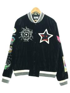 BILLIONAIRE BOYS CLUB◆STARDUST JACKET/ジャケット/L/コットン/ブラック/811-8404