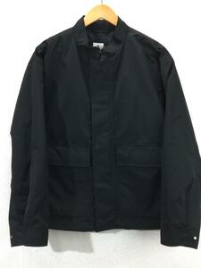 theory◆Foundation Tech ST Collar Bomber/ジャケット/M/ポリエステル/BLK/無地