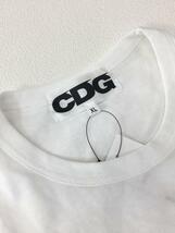 CDG◆2019/×stussy CROWN LOGO T-shirt/Tシャツ/XL/コットン/WHT/SZ-T016_画像7