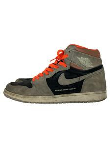 NIKE◆AIR JORDAN 1 RETRO HIGH OG/エアジョーダン1レトロハイ/ブラック/29cm/マルチカラー