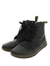 Dr.Martens◆ブーツ/UK8/BLK/レザー/汚れ有/ソール傷有_画像2