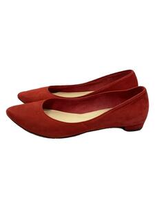 Odette e Odile UNITED ARROWS◆フラットパンプス/24.5cm/RED/スウェード