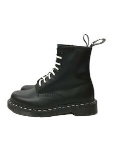 Dr.Martens◆8ホールブーツ/UK5/BLK/レザー/1406WS/白ステッチ/ブラック/黒/ドクターマーチン