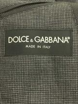 DOLCE&GABBANA◆テーラードジャケット/48/コットン/GRY/チェック_画像3