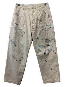 HERILL◆Backsatin splash Utilitypant/ボトム/1/アイボリー/23-030-HL-8050-3