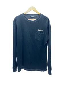 X-LARGE◆L/S POCKET TEE CONTRAST STITCH/長袖Tシャツ/L/101204011006