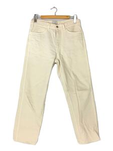 EVCON◆5POCKET WIDE DENIM PANTS/デニムパンツ/ボトム/3/コットン/ホワイト/161-91501