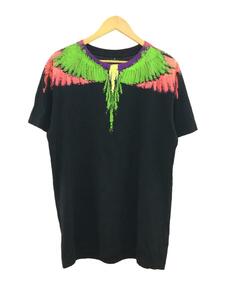 MARCELO BURLON COUNTY OF MILAN◆マルセロブロンカウンティオブミラン/CMAA018S19001025/Tシャツ/M/ブラック/汚れ有