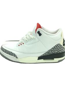 NIKE◆ハイカットスニーカー/26cm/WHT/DN3707-100/AIR JORDAN 3 RETRO/NIKE ナイキ