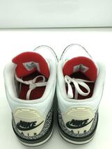 NIKE◆ハイカットスニーカー/26cm/WHT/DN3707-100/AIR JORDAN 3 RETRO/NIKE ナイキ_画像3