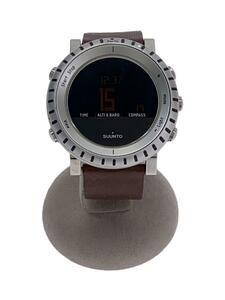 SUUNTO◆スント/CORE ALU BROWN/腕時計/デジタル/レザー/ブラウン