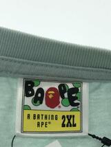 A BATHING APE◆長袖Tシャツ/-/コットン/BLU/001LTF801012X_画像3