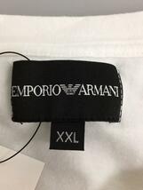EMPORIO ARMANI◆Tシャツ/XXL/コットン/WHT_画像3
