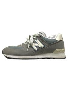 NEW BALANCE*STEEL GRAY//ML574BA2/ low cut sneakers /27cm/GRY/ suede 