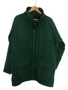 Woolrich◆ジャケット/7211/80s～90s/紺タグ/USA製/裏チェック/グリーン/L