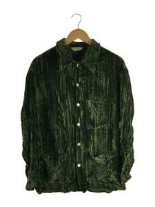 JieDa◆長袖シャツ/2/グリーン/Jie-21W-SH03-C/WRINKLE VELVET OPEN COLLAR