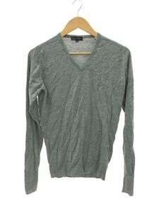 JOHN SMEDLEY* свитер ( тонкий )/XS/ шерсть /GRY/ одноцветный 