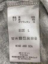 WIND AND SEA◆Tシャツ/L/コットン/GRY/WDS-SEA-21S-01_画像4