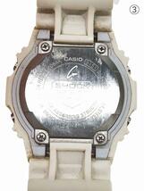 CASIO◆クォーツ腕時計・G-SHOCK/デジタル/WHT_画像8