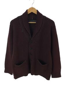 OLD JOE&CO.* shawl color cardigan /38/ wool /BRD/ plain /14-A/W-FSC