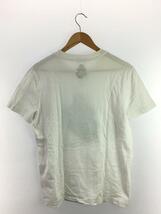 MONCLER◆Tシャツ/M/コットン/WHT/プリント_画像2