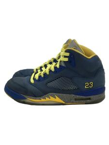 NIKE◆AIR JORDAN 5 LANEY JSP/エアジョーダン/ブルー/CD2720-400/28cm/BLU