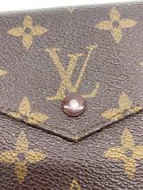 LOUIS VUITTON◆ポルト・モネ・ビエ・カルト・クレディ_モノグラム・キャンバス_BRW/PVC/BRW/メンズ_画像8