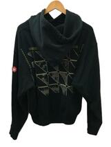 C.E(CAV EMPT)◆20AW/CLOSED SYSTEM HEAVY HOODIE/S/コットン/BLK/プリント_画像2