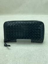 BOTTEGA VENETA◆長財布/レザー/BLK/メンズ/114076_画像1