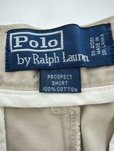 POLO RALPH LAUREN◆ショートパンツ/30/コットン/ベージュ/無地/RN41381_画像4