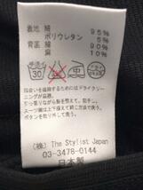 The Stylist Japan◆セットアップ/S/コットン/BLK/無地/TSJJ-34301-03_画像5