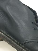 Clarks◆チャッカブーツ/US8/BLK/レザー_画像6