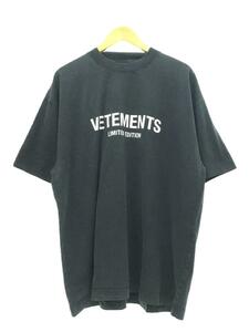 VETEMENTS◆23SS/LOGO LIMITED EDITION T-SHIRT/タグ付き/UE63TR720X