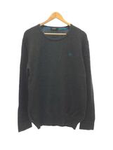 BURBERRY BLACK LABEL◆セーター(厚手)/2/コットン/GRY/D1N50-300-08_画像1