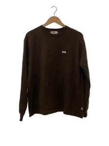 ATMOS◆長袖Tシャツ/M/コットン/BRW/無地/ma23f-ls032