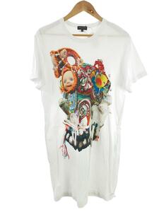 COMME des GARCONS HOMME PLUS◆Tシャツ/M/コットン/WHT/PA-T003/AD2017