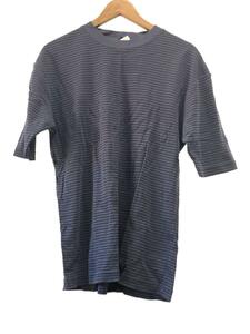 UNITED ARROWS green label relaxing◆Tシャツ/M/レーヨン/BLU/ボーダー