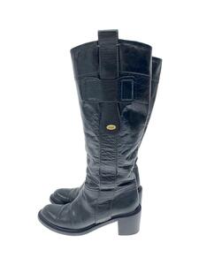 Chloe◆ロングブーツ/36.5/BLK/レザー