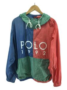 POLO RALPH LAUREN◆アノラックパーカー/POLO1992/トップス/XL/ナイロン/マルチカラー