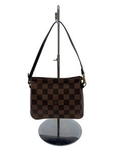 LOUIS VUITTON◆トゥールスメイクアップ_ダミエ・エベヌ_BRW/PVC/BRW