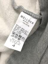 WELLDER◆19AW/Buck Side Tucked Crewneck/スウェット/4/コットン/GRY/WM19FCS02_画像4