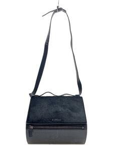 GIVENCHY◆ショルダーバッグ/レザー/BLK/無地/13L 5255 140