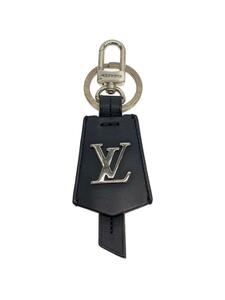 LOUIS VUITTON◆キーホルダー・LVクロッシュクレ_BLK/牛革/BLK/メンズ/M68020/キーリング