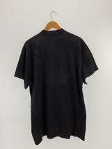 BALENCIAGA◆23SS/クラッシュダスト加工ワッペン/Tシャツ/L/コットン/BLK/739028_画像2